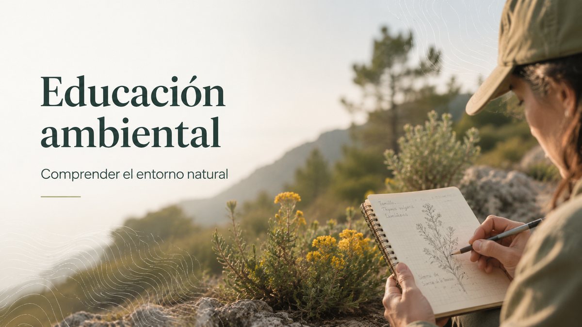 Educación ambiental aplicada al conocimiento del entorno natural